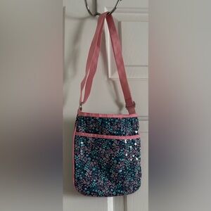 Source Unknown Pink and Blue Floral Kids Bag